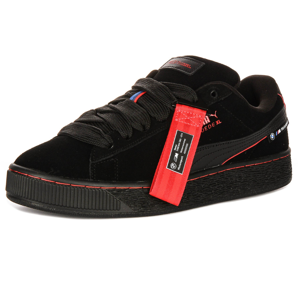 Puma X BMW Suede XL In Schwarz/Rot