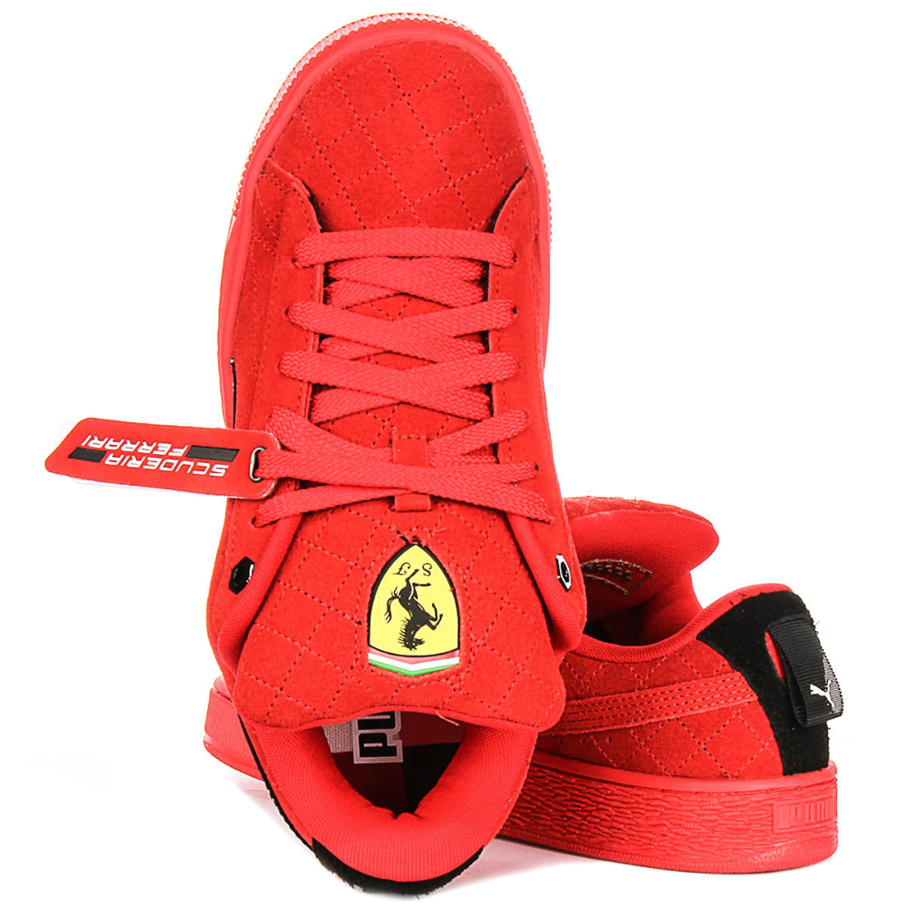 Puma X Ferrari Suede Xl In Rot